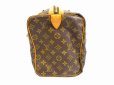 Photo4: LOUIS VUITTON Monogram Leather Brown Hand Bag Duffle Bag Sac Souple 35 #5913