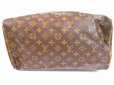 Photo5: LOUIS VUITTON Monogram Leather Brown Hand Bag Purse Speedy35 #5917