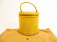 Photo1: LOUIS VUITTON Epi Leather Yellow Hand Bag Cosmetic Bag Cannes #5928 (1)