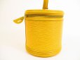 Photo3: LOUIS VUITTON Epi Leather Yellow Hand Bag Cosmetic Bag Cannes #5928