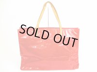 LOUIS VUITTON Vernis Red Patent Leather Tote&Shoppers Bag Reade GM #5930