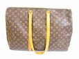 Photo2: LOUIS VUITTON Monogram Leather Brown Tote&Shopers Bag Flanerie 50 #5934 (2)