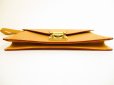 Photo5: LOUIS VUITTON Epi Leather Beige Clutch Bag Purse Sellier Dragonne #5939