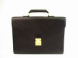 Photo1: LOUIS VUITTON Epi Leather Black Briefcase Business Bag Ambassador #5949 (1)