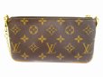 Photo2: LOUIS VUITTON Monogram Leather Brown Pouch Pochette Mira MM #5958 (2)