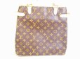 Photo2: LOUIS VUITTON Monogram Leather Brown Tote Bag Batignolles Vertical #5965 (2)