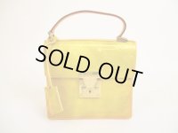 LOUIS VUITTON Vernis Patent Leather Yellow Hand Bag Spring Street #5977