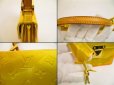 Photo7: LOUIS VUITTON Vernis Patent Leather Yellow Hand Bag Spring Street #5977