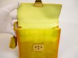 Photo8: LOUIS VUITTON Vernis Patent Leather Yellow Hand Bag Spring Street #5977