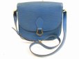 Photo1: LOUIS VUITTON Epi Leather Blue Cross-body Bag Saint Cloud GM #5980 (1)