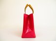 Photo4: LOUIS VUITTON Vernis Pink Patent Leather Hand Bag Purse Reade PM #5991