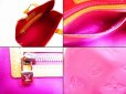 Photo8: LOUIS VUITTON Vernis Pink Patent Leather Hand Bag Purse Reade PM #5991