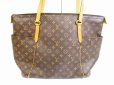 Photo2: LOUIS VUITTON Monogram Leather Brown Tote&Shoppers Bag Totally GM #5992 (2)