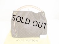 LOUIS VUITTON Monogram Leather Brown Shoulder Bag Hobo Artsy GM #6001