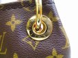 Photo11: LOUIS VUITTON Monogram Leather Brown Shoulder Bag Hobo Artsy GM #6001