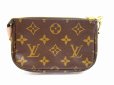 Photo2: LOUIS VUITTON Monogram Leather Brown Mini Accessories Chain Pouch #6002 (2)