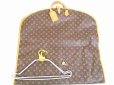 Photo1: LOUIS VUITTON Monogram Leather Brown Garment Bag Suit Carrier Luggage #6006 (1)