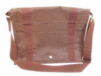 HERMES Canvas Her Line Brown Messenger&Cross-body bag Busas MM #6007