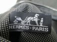 Photo10: HERMES Canvas Her Line Grays Backpack Bag PM w/Lock and Key #6008