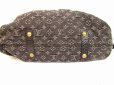 Photo5: LOUIS VUITTON Monogram Denim Black Hand Bag w/Strap Neo Cabby GM #6013