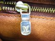 Photo9: LOUIS VUITTON Monogram Leather Brown Clutch Bag Cross-body Bag w/Strap #6015