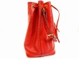 Photo4: LOUIS VUITTON Epi Leather Red Shoulder Bag Purse Noe #6018