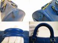 Photo7: LOUIS VUITTON Epi Leather Blue Hand Bag Purse Speedy30 #6025