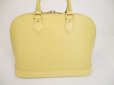 Photo2: LOUIS VUITTON Epi Leather Vanilla Hand Bag Purse Alma #6044 (2)