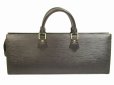 Photo2: LOUIS VUITTON Epi Leather Black Hand Bag Purse Sac Triangle #6059 (2)