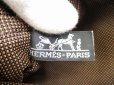 Photo10: HERMES Canvas Her Line Brown Hand Bag Tote Bag MM Purse #6066