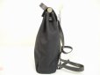 Photo3: HERMES Herbag PM Black Canvas&Leather 2 in 1 Backpack Bag Purse #6092