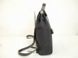 Photo4: HERMES Herbag PM Black Canvas&Leather 2 in 1 Backpack Bag Purse #6092