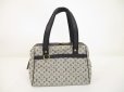 Photo1: LOUIS VUITTON Monogram Mini Canvas Blue Hand Bag Purse Josephine PM #6093 (1)