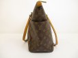 Photo4: LOUIS VUITTON Monogram Leather Brown Tote&Shoppers Bag Totally MM #6097