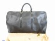 Photo1: LOUIS VUITTON Epi Leather Black Duffle&Gym Bag Hand Bag Keepall 50 #6099 (1)