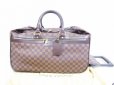 Photo1: LOUIS VUITTON Damier Leather Brown Carry Bag Travel Bag Luggage Eole 50 #6101 (1)