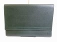 Photo1: LOUIS VUITTON Taiga Leather Green Clutch Bag Document Case Volga #3926 (1)