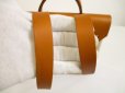Photo11: HERMES Herbag PM Brown Canvas&Leather 2 in 1 Backpack Bag Purse #6112