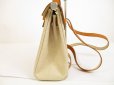 Photo4: HERMES Herbag PM Brown Canvas&Leather 2 in 1 Backpack Bag Purse #6112