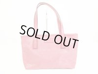 GUCCI Imprimee Pink PVC Tote&Shoppers Bag Purse Small Size #6131