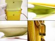 Photo8: LOUIS VUITTON Vernis Patent Leather Yellow Shoulder Bag Pouch Mott #6132