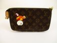 Photo2: LOUIS VUITTON Monogram Leather Brown Murakami Panda Accessories Pouch #6152 (2)