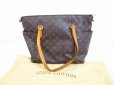 Photo1: LOUIS VUITTON Monogram Leather Brown Tote&Shoppers Bag Totally MM #6154 (1)