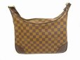 Photo2: LOUIS VUITTON Special Order Damier Leather Brown Shoulder Bag Boulogne 30 #6167 (2)