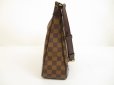 Photo3: LOUIS VUITTON Special Order Damier Leather Brown Shoulder Bag Boulogne 30 #6167