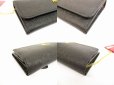 Photo7: PRADA Saffiano Leater Black and Pink Bi-fold Long Wallet #6180