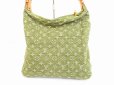 Photo2: LOUIS VUITTON Monogram Denim Khaki Shoulder Bag Purse Baggy GM #6183 (2)