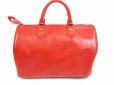 Photo2: LOUIS VUITTON Epi Leather Red Hand Bag Purse Speedy30 #6190 (2)