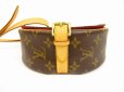 Photo5: LOUIS VUITTON Monogram Leather Brown Crossbody Bag Tambourine #6194