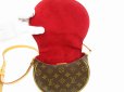 Photo8: LOUIS VUITTON Monogram Leather Brown Crossbody Bag Tambourine #6194